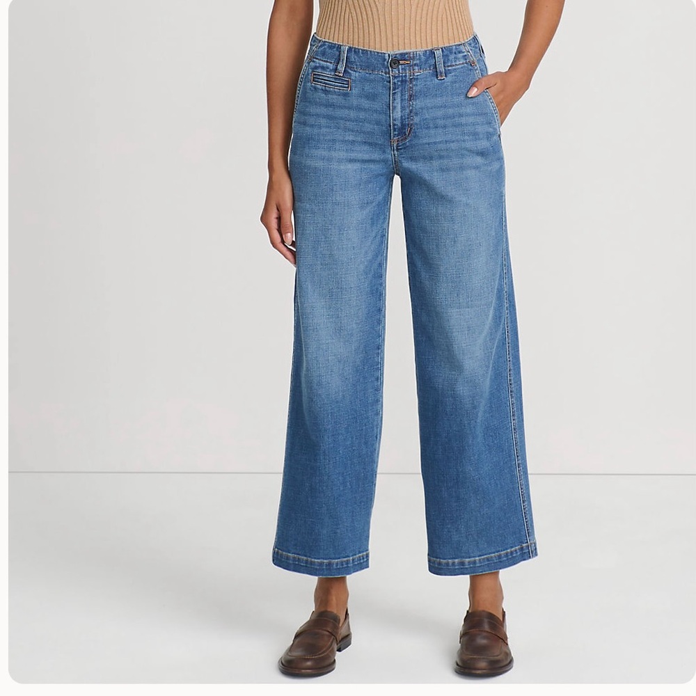 Lands End Jeans Womens Size 18 Straight Leg Ankle
